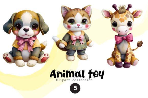 Animal Toy Watercolor Clipart Set: A Designer’s Honest Take