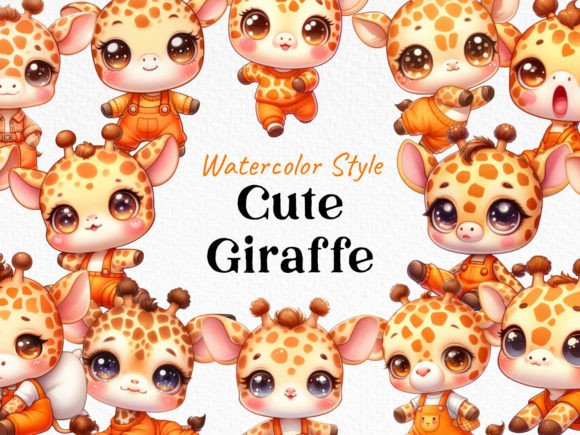 Cute Orange Giraffe Bundle: Whimsy Meets Brand Strategy