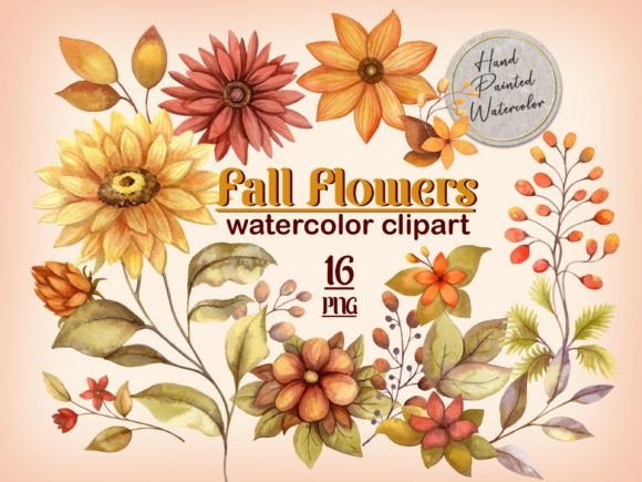 Fall Flower Watercolor Clipart: A Designer’s Guide to Seasonal Branding