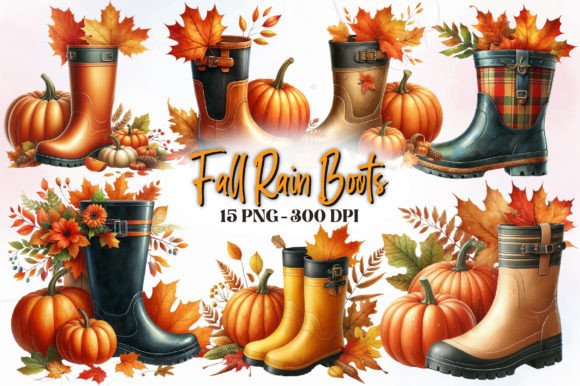 Fall Rain Boots Watercolor Clipart: A Designer’s Guide