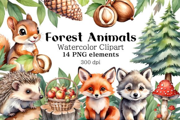 Forest Animals Watercolor Clipart: A Designer's Guide
