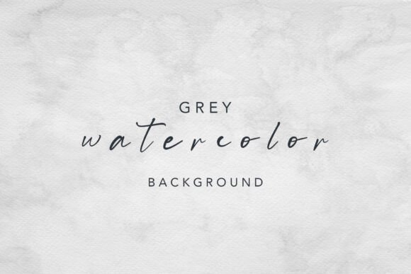 Grey Watercolor Background – A Creative Font with Artistic Depth