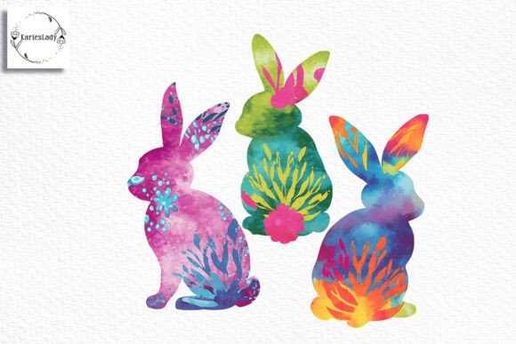 Watercolor Bunny Sublimation: A Playful Handcrafted Typeface for Modern Branding