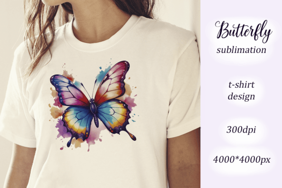 Watercolor Butterfly Sublimation: A Designer's Guide