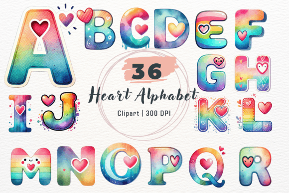 Watercolor Heart Alphabet Pink Letters: A Designer’s Guide